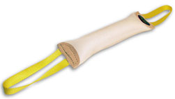 Hand Crafted Fire Hose Dog Bite Tug With Handle Well Stuffed and Hand Stitched